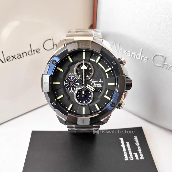 Alexandre Christie AC 6551 MC BTVBA Chronograph Jam Tangan Pria Analog
