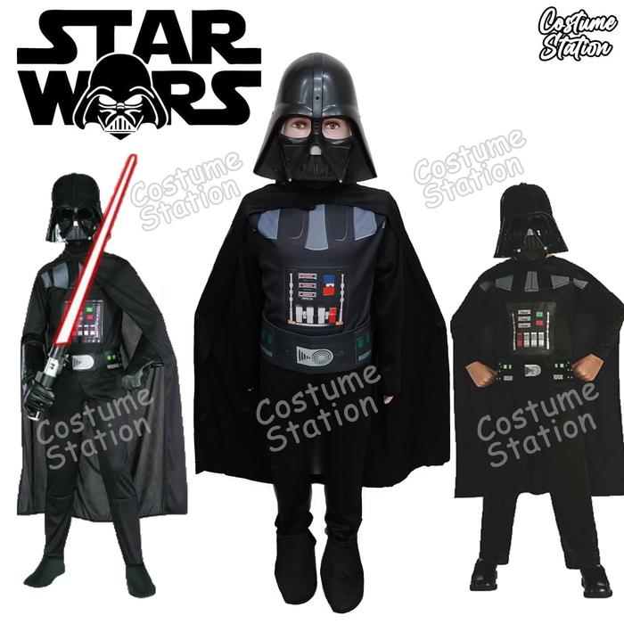 Kostum Star Wars Darth Vader / Costume Vader Star Wars anak laki