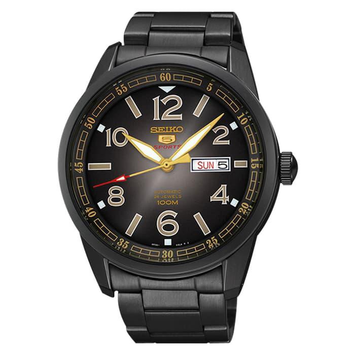 Seiko 5 Sports SRP631K1 Automatic Black Dial Black Stainless Steel