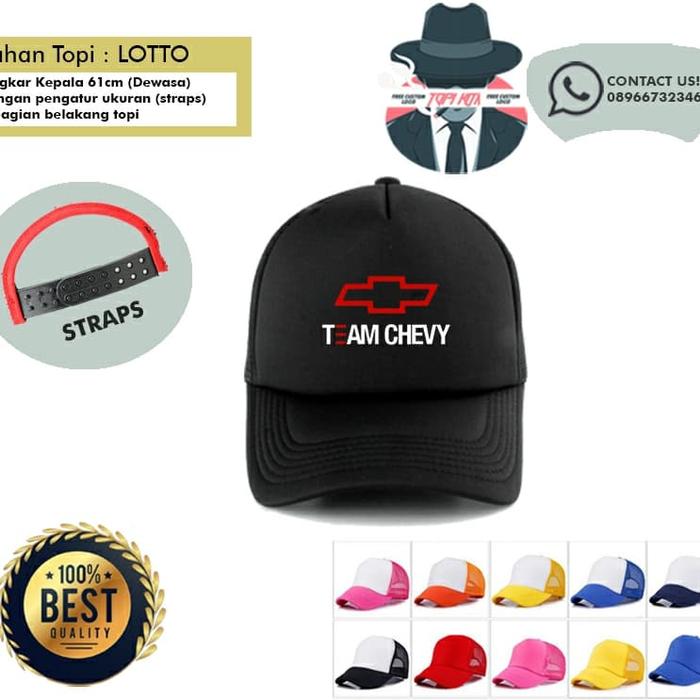 TOPI TRUCKER CHEVROLET TOPI TEAM CHEVY - TOPI KITA TOPI CUSTOM