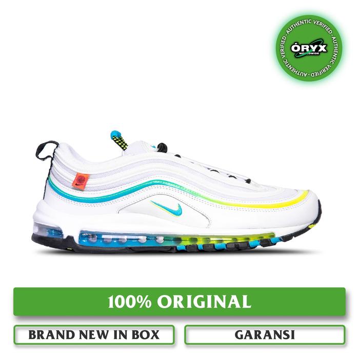 Nike Air Max 97 Worldwide White / Blue Fury / Black/Volt