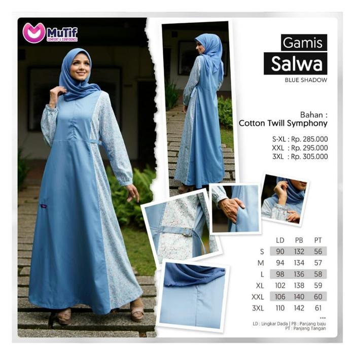 Gamis Dewasa Mutif Salwa