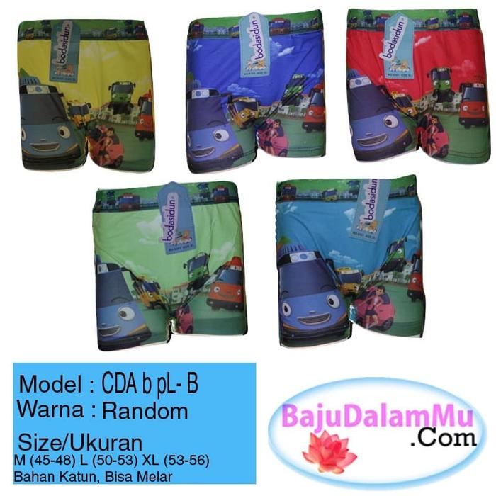 celana dalam boxer anak CDA b pL-B Tayo