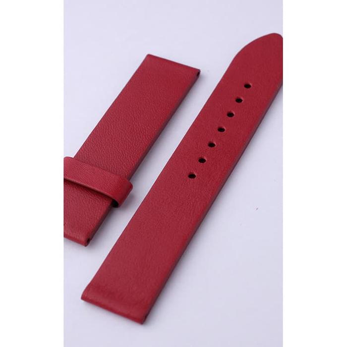 Strap Kulit Jam Tangan Lima Watch 2Pc Merah Chestnut 20mm