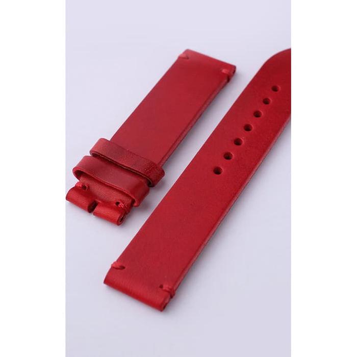 Strap Kulit Jam Tangan Lima Watch 2Pc Merah 20mm