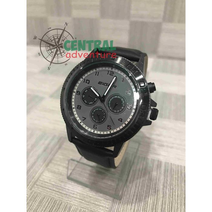Jam Tangan Pria-Eiger Riding Torque Watch - Black