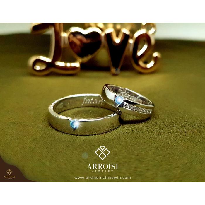 cincin kawin cincin tunangan palladium Lampung