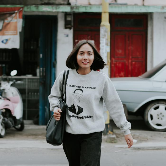 Crewneck Saturday Night Karaoke - Bam Bam Bam / Sweater / Sweatshirt