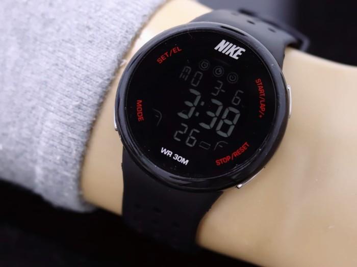 Jam Tangan Nike Digital Strap Rubber