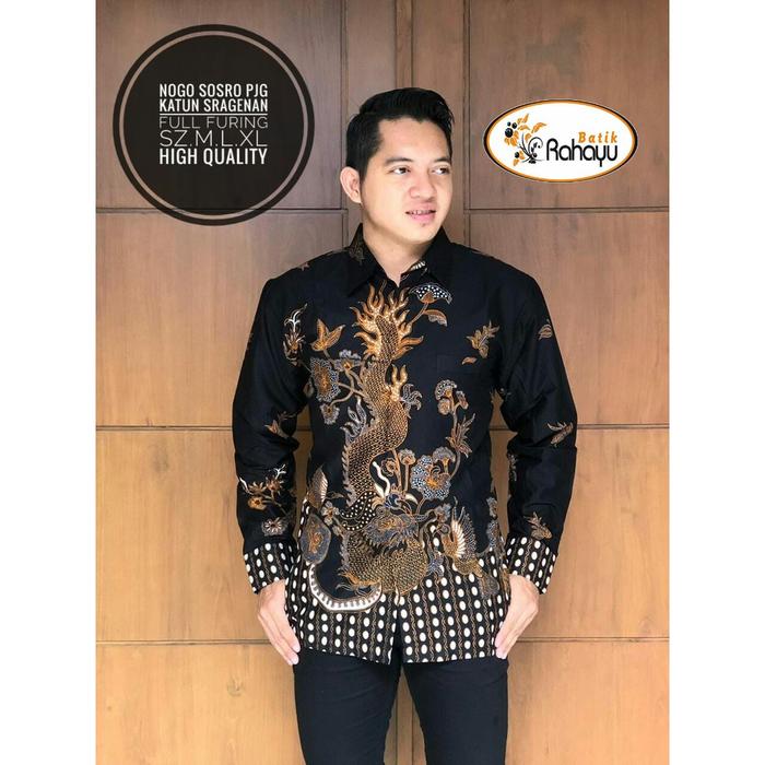 Nogo Sosro Kemeja Batik Pria Furing Katun Primisima Batik Naga
