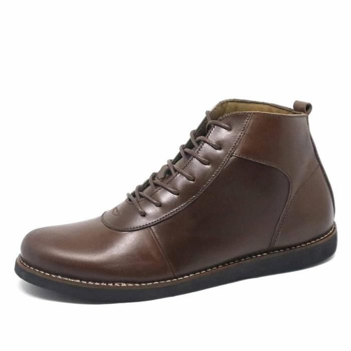 Baru ALOOF CARE - Sepatu Boots Pria Kulit Asli Original Aloof Terlaris