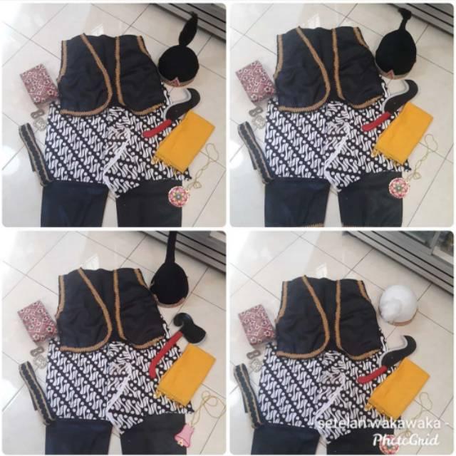 Setelan Kostum Punakawan ( semar, gareng, petruk, bagong) -Kostum Adat