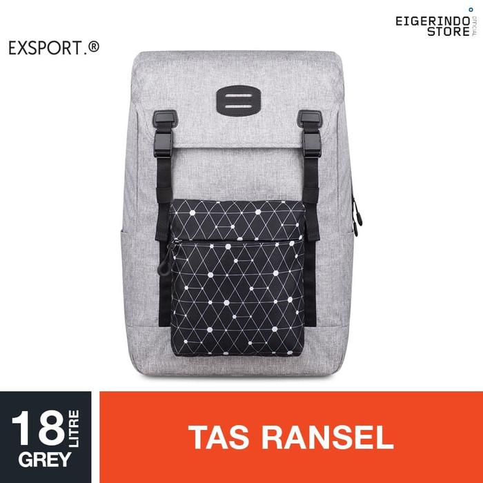 Exsport Lovana Scarlet Laptop Backpack - Grey 18L