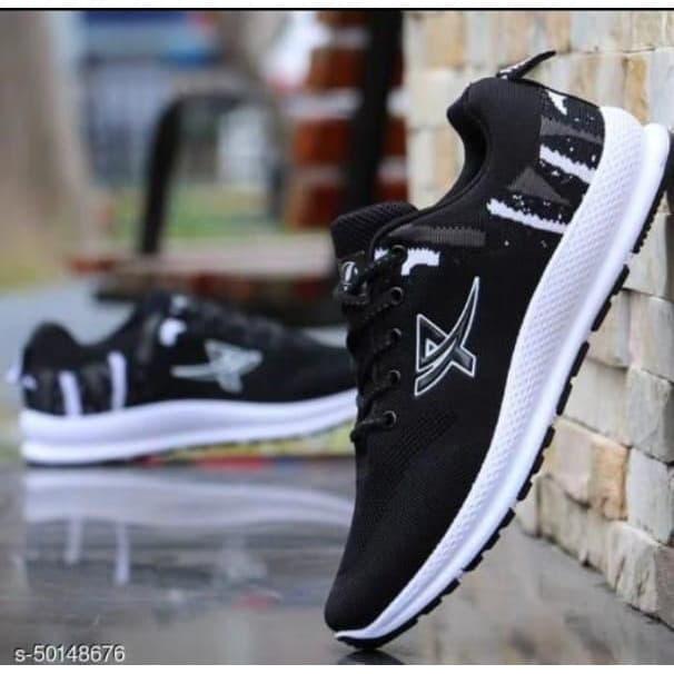 Sepatu Sneakers Olahraga Pria bahan Mesh Breathable Rbx - 39, Putih