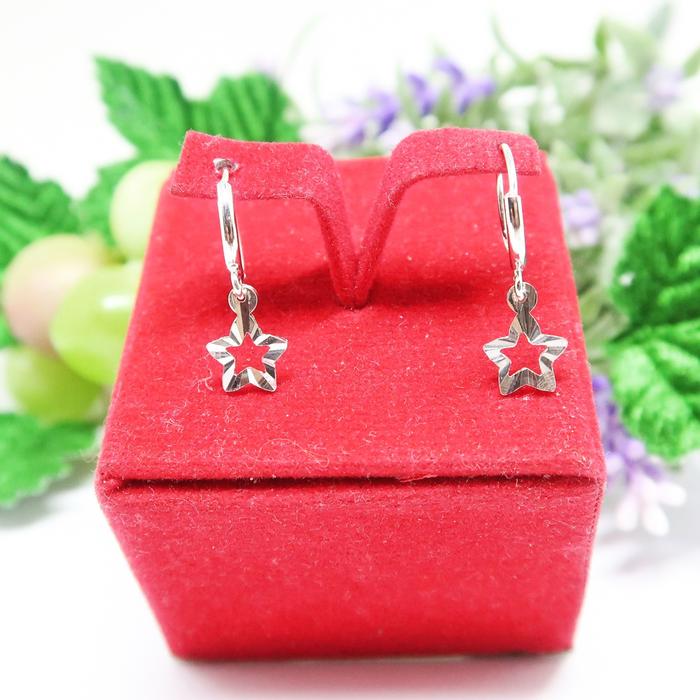 BCAA053 ANTING ANAK BAYI BALITA LITTLE STAR PERAK 925 LAPIS EMAS