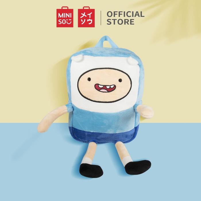Tas Ransel Wanit Backpack Tas Pungung Sekolah Adventure Time - Biru