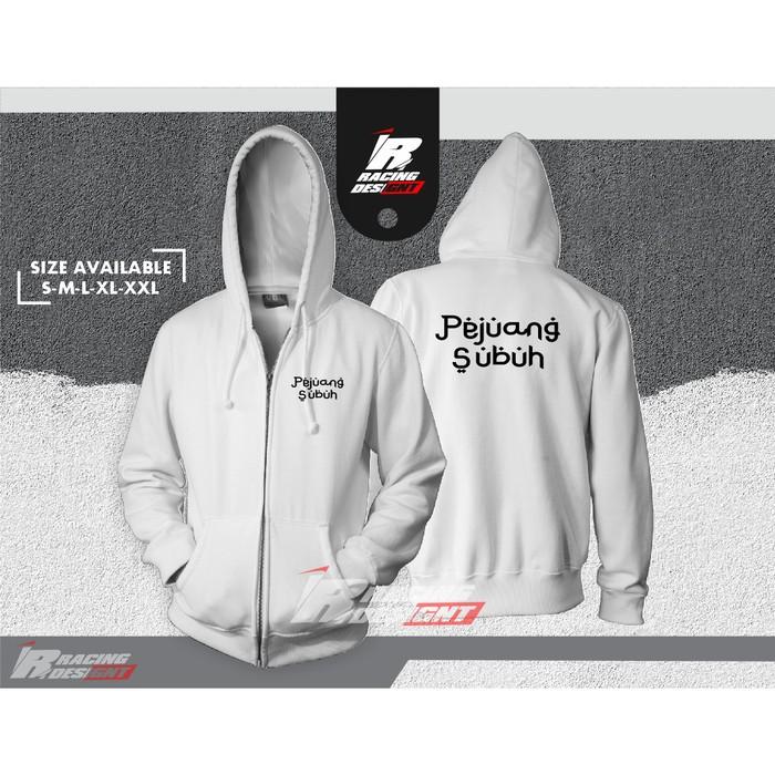Jaket Hoodie Resleting Pejuang Subuh Terbaru Kualitas Distro