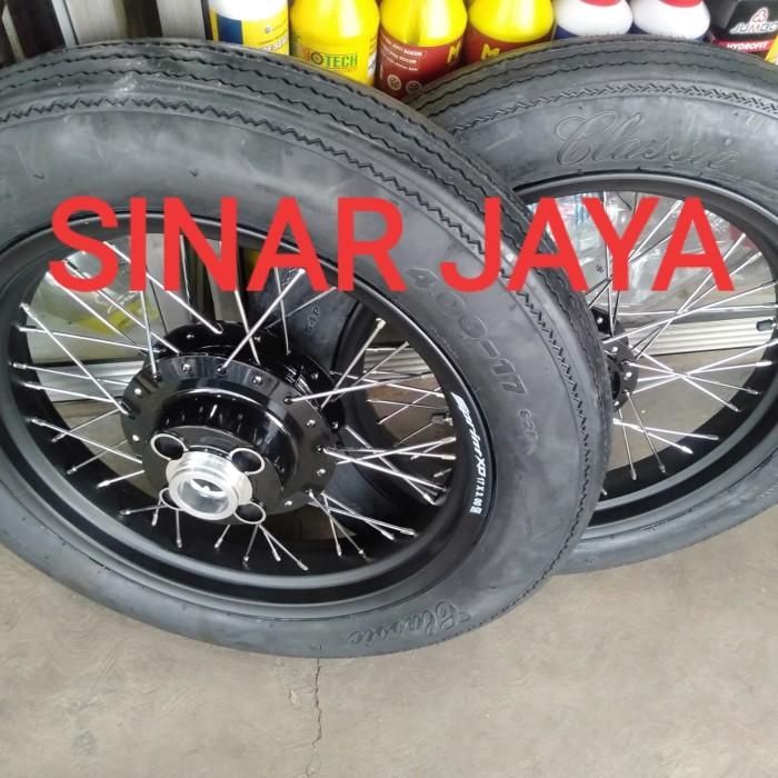 Sepaket Japstyle velg dan ban 350/400 megapro gl pro cb tiger revo dll