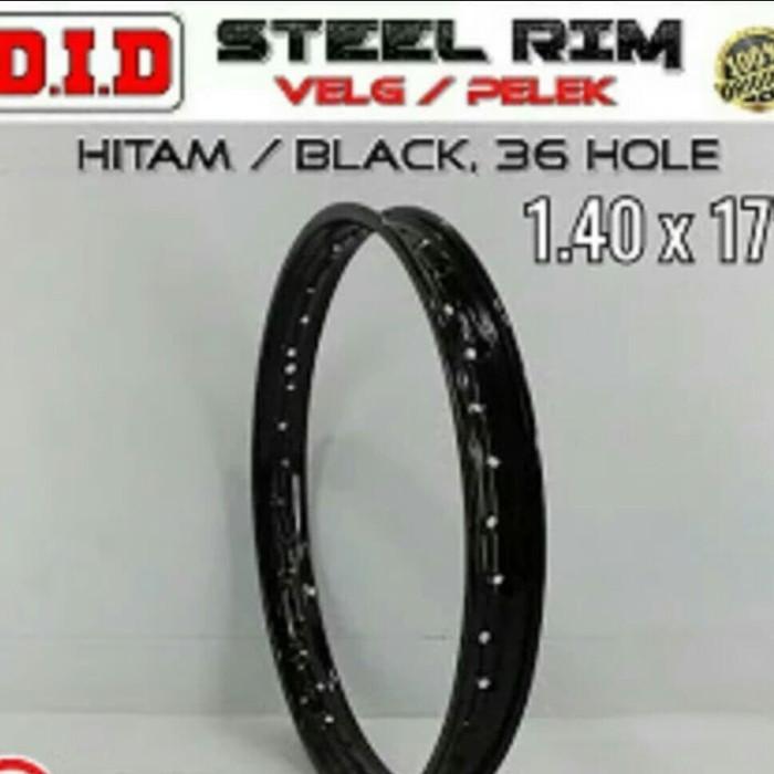 velg vlg pelek DID did 140 17 hitam black. harga per 1 biji
