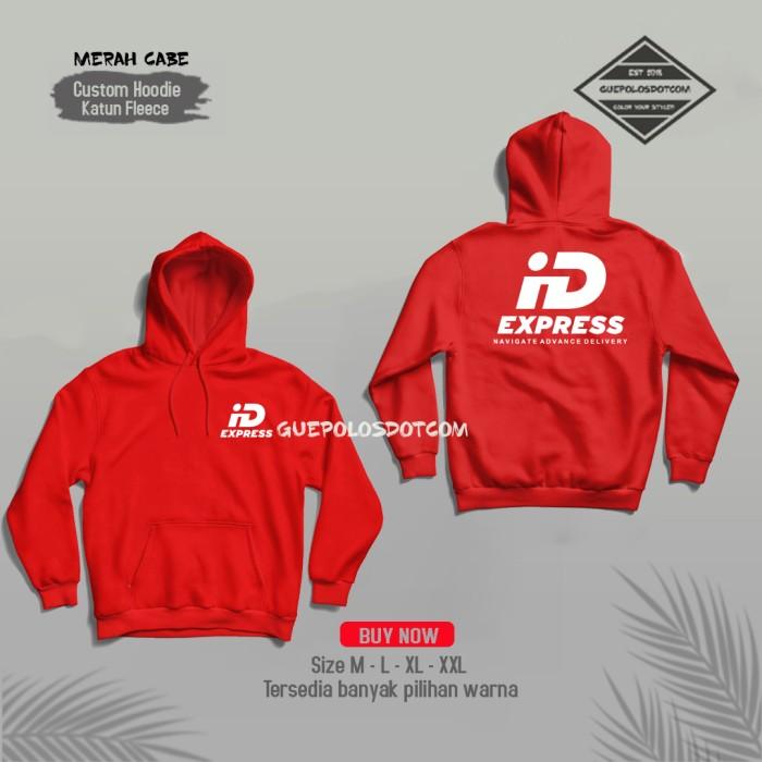 JAKET ID EXPRESS EXPEDISI JASA KIRIM - HOODIE JUMPER JAKET KURIR - M