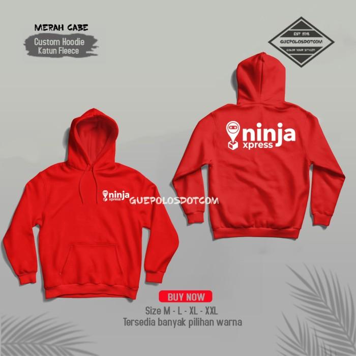 JAKET NINJA XPRESS JASA KIRIM - HOODIE JUMPER JAKET KURIR NINJA - M