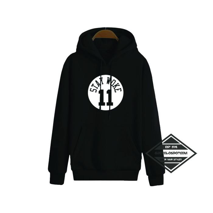 Sweater Hoodie NBA Brooklyn Nets Kyrie Irving Stay Woke - CUSTOM JAKET