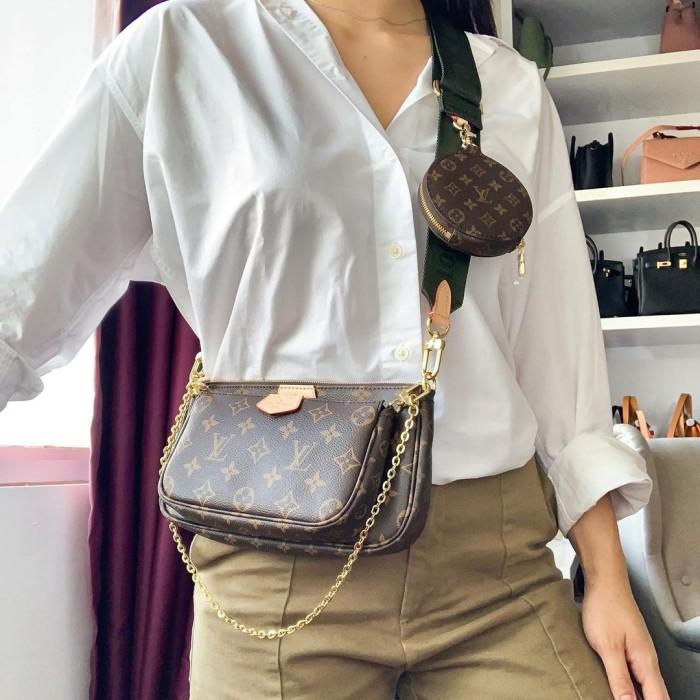 Lv monogram multipochette Mirror Vip quality Lv multisett