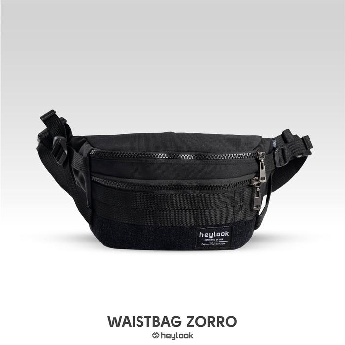 TAS SELEMPANG PRIA ZORRO HEYLOOK ORIGINAL - WAISTBAG MURAH SLING BAG