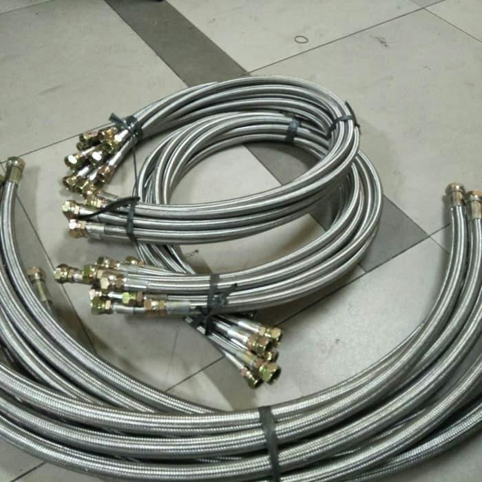 flexible teflon hose/selang teflon/steam teflon