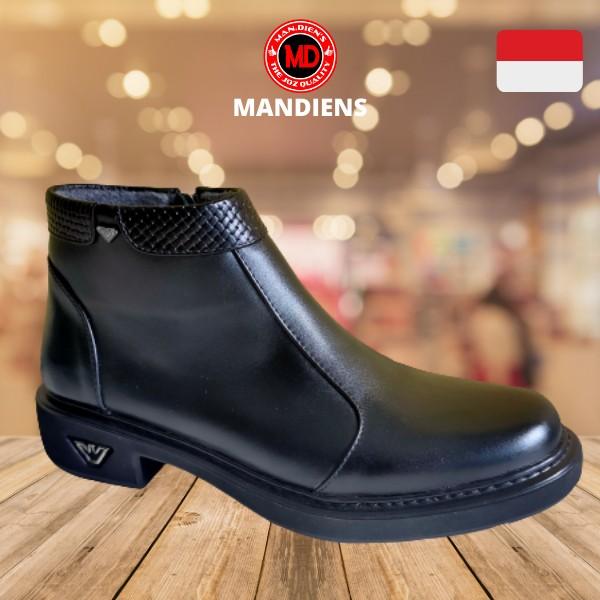 SUS01 Sepatu Boot Wanita Kulit Asli Medali Pdl Pdh Sus Polwan PDH 01 Hak 4CM