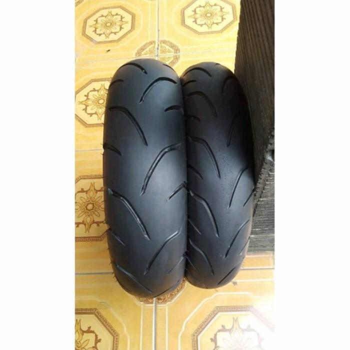 SEPASANG BAN MOTOR BEKAS BATIKAN NMAX RING 13 DEPAN BELAKANG