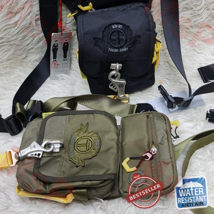 Tas Tough 5501 Army Selempang dan Paha 2In1 Premium Quality Anti Air