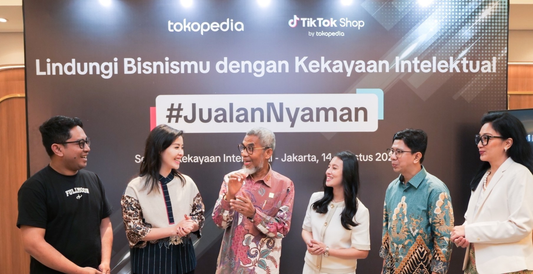 Tokopedia dan TikTok Shop Luncurkan #JualanNyaman, Berdayakan UMKM lewat Edukasi KI