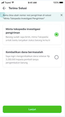 Minta Tokopedia investigasi pengirima