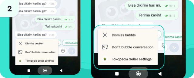 Cara Pakai Bubble Chat Tokopedia