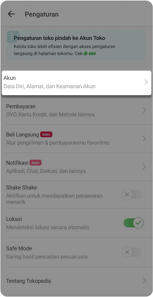 Cara Mengubah Alamat Pengiriman di Akun Tokopedia