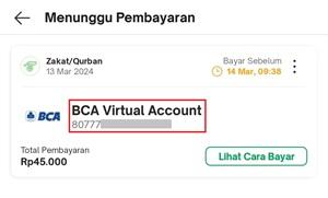 Kode Pembayaran Donasi/Zakat Tidak Ditemukan
