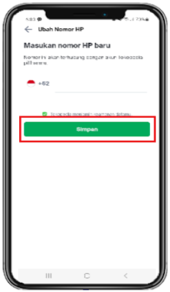 Ubah Nomor Handphone yang Tidak Aktif Tokopedia