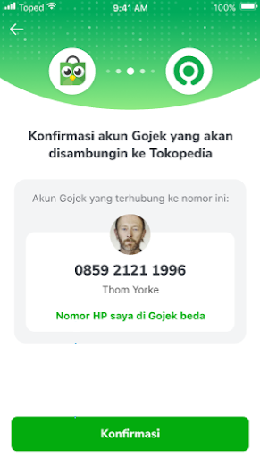 konfirmasi akun