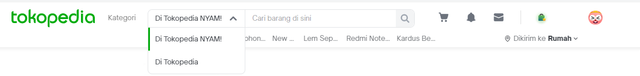 Search Bar di dekstop