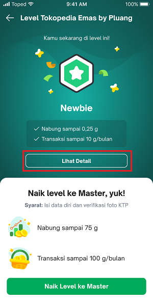 Tokopedia Emas by Pluang