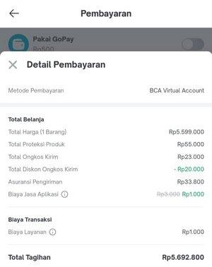 Biaya Jasa Aplikasi Tokopedia
