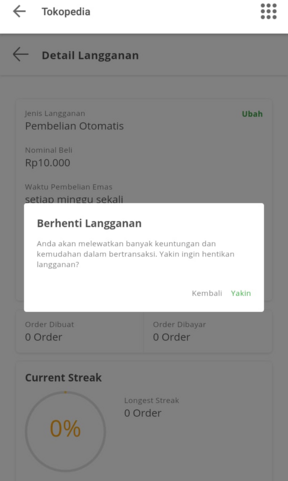 berhenti langganan