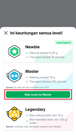 Tokopedia Emas by Pluang
