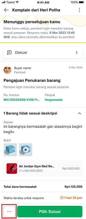 Cara Menolak Komplain Produk Tidak Sesuai Deskripsi Tokopedia
