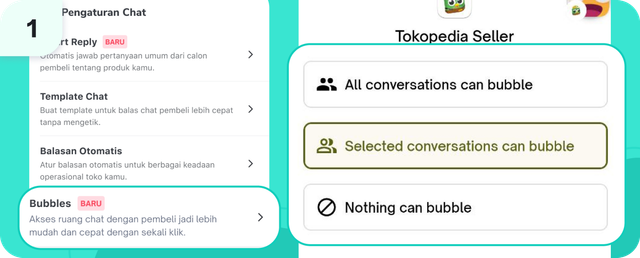 Cara Pakai Bubble Chat Tokopedia