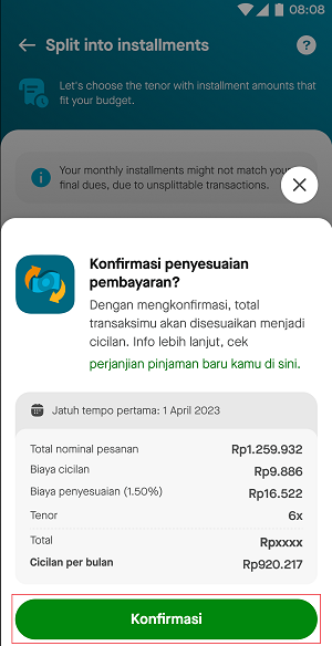 GoPay Later - Ubah Menjadi Cicilan Tagihan GoPay Later