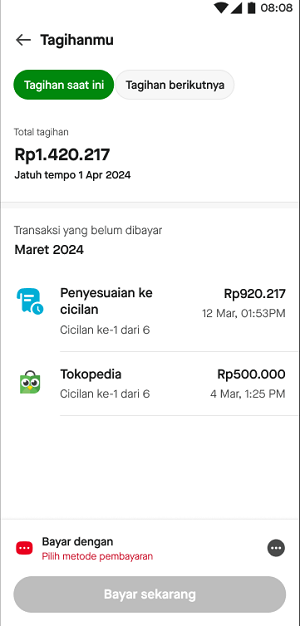 GoPay Later - Ubah Menjadi Cicilan Tagihan GoPay Later