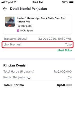 link promosi tokopedia