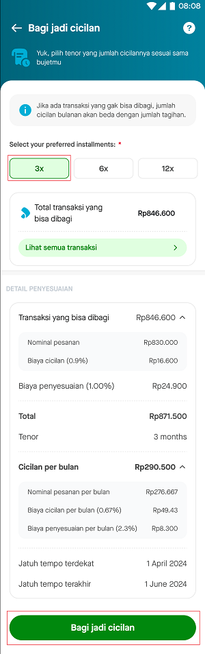 GoPay Later - Ubah Menjadi Cicilan Tagihan GoPay Later